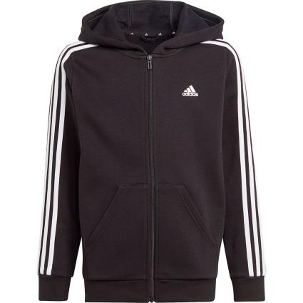 Adidas Sportswear 3s Fleece Full Zip Sweatshirt Preto 7-8 Years Rapaz