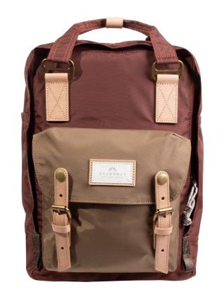 Doughnut Mochila 'Macaroon Jungle'  cáqui / vermelho escuro