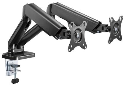 Suporte de Mesa Mola a Gás p/ 2x Monitores 17 a 32 - 
