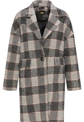 usha BLACK LABEL Sobretudo meia-estação  castanho / preto / branco