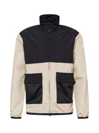 Afends Casaco meia-estação 'Checkmate'  bege claro / bege escuro / azul noturno / preto