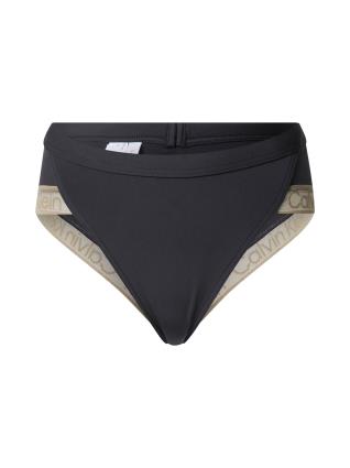 Calvin Klein Swimwear Plus Cueca biquíni 'BRAZILIAN'  bege escuro / preto