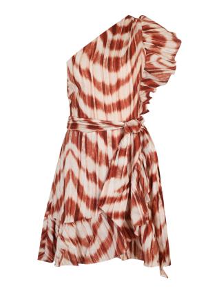 Banana Republic Tall Vestido  vermelho sangue / branco