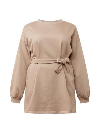 In The Style Curve Vestido 'STACEY'  castanho claro