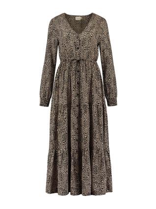 Shiwi Vestidos camiseiros 'AZORES'  bege / preto