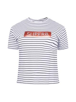 Trendyol Curve Camisa  navy / cobre / branco