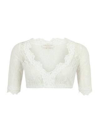 Krüger Madl Blusa tradicional 'Cassandra'  bege