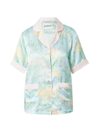 Helmstedt Blusa 'Kanta'  creme / azul céu / amarelo pastel / verde claro