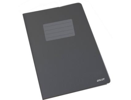 Caderno Classic, A4, 48 Folhas, Quadriculado, Capa Polipropileno, Preto