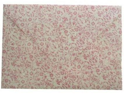 Envelope Decorativo Picasso, 120 x 170 mm, Flores Rosa