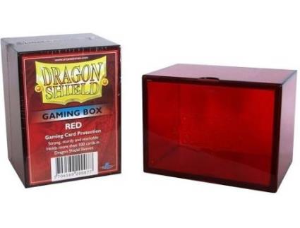 Caixa para Proteção de Cartas  Vermelho