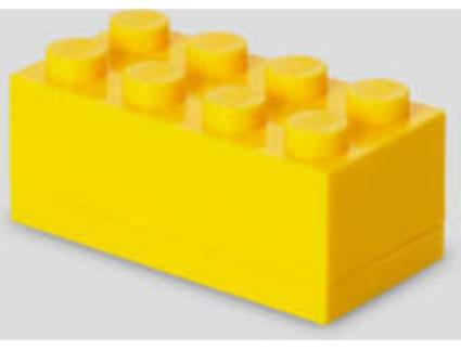 Marmita  4012 (9,2 x 4,6 x 4,3 cm - Amarelo)