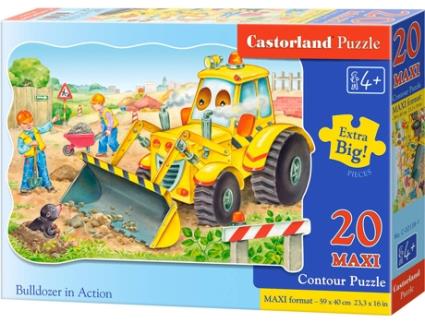 Puzzle  Bulldozer in Action (20 Peças)