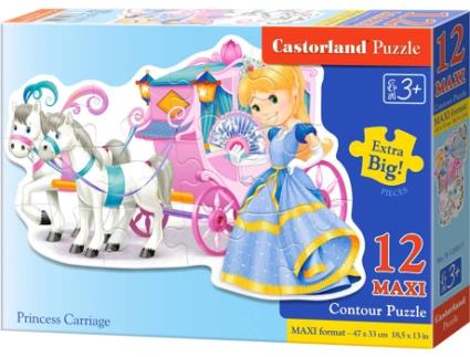 Puzzle  Princess Carriage (12 Peças)