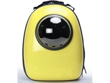 Transportadora para Cães  Portátil (Amarelo - 12.6x11.5x16.5cm - Até: 7 Kg - S - Porte Pequeno)