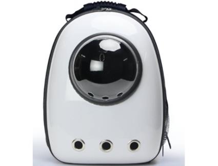 Transportadora para Gatos  Portátil (Branco - 12.6x11.5x16.5cm - Até: 7 Kg - S - Porte Pequeno)