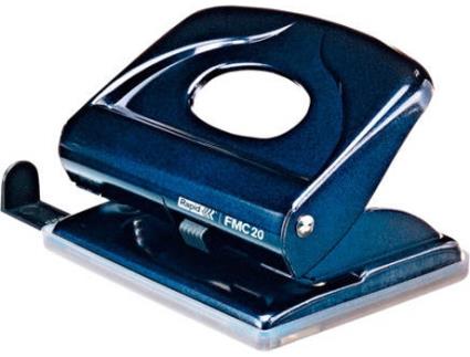 Furador 20 Folhas Metálico  FMC20 Preto