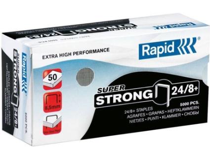 Agrafos Super Strong, 24/8, 50 Folhas, Caixa 5 000