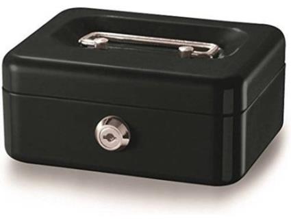 Cofre  VT-GK 1 Ferro Preto (70x153x120mm - Chapa de Aço)