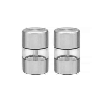 Conjunto de 2 mini moedores Sal e Pimenta, da 