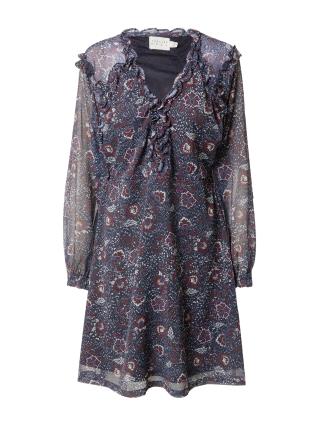 Atelier Rêve Vestido 'IRMURENO'  azul escuro / castanho / borgonha / branco