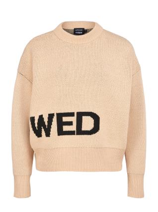 UNFOLLOWED x ABOUT YOU Pullover 'SIGNATURE'  bege