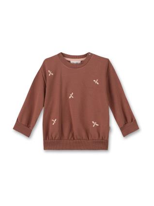 Sanetta Pure Sweatshirt  castanho ferrugento / lavanda / cor-de-rosa