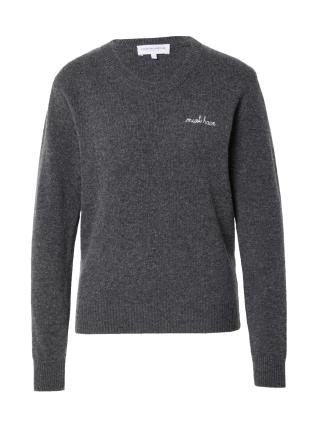 Maison Labiche Pullover 'CHOISEUL'  cinzento escuro / branco