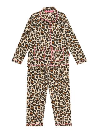 Claesen's Pijama  creme / caramelo / fúcsia / preto