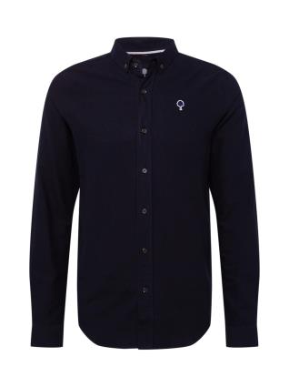 FAGUO Camisa 'IVOY'  navy / branco