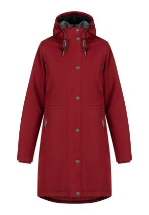 usha BLUE LABEL Sobretudo de inverno 'Fenia'  cinzento / bordeaux