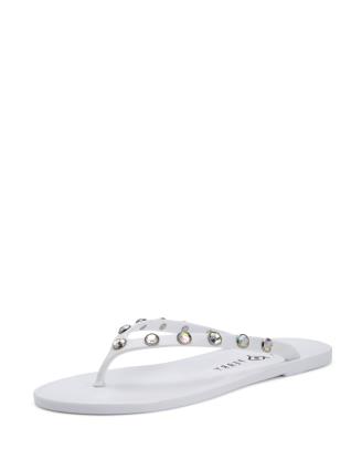 Katy Perry Chinelos de dedo 'THE GELI GEM'  branco