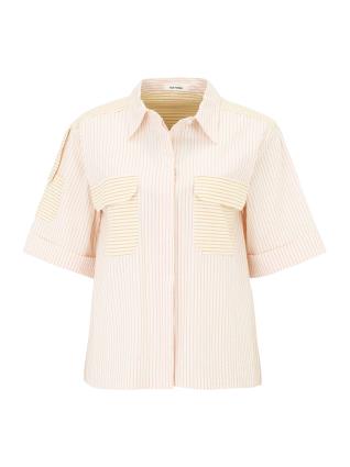 NUÉ NOTES Blusa 'Finnegan'  laranja / cor-de-rosa / branco