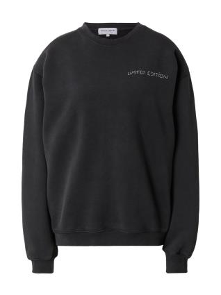 Maison Labiche Sweatshirt 'LEDRU'  cinzento escuro / branco