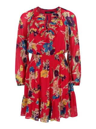 Lauren Ralph Lauren Petite Vestidos camiseiros 'ISIDRA'  oliveira / roxo escuro / cor-de-rosa / vermelho claro