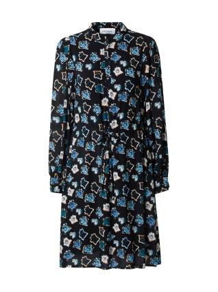 POM Amsterdam Vestidos camiseiros  bege claro / azul claro / preto / branco
