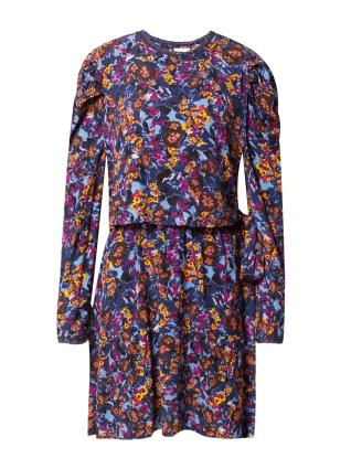 Atelier Rêve Vestido 'IRLEA'  marinho / castanho de castanha / laranja claro / fúcsia