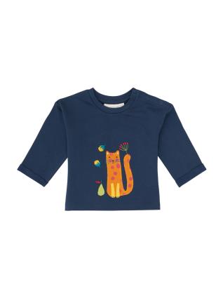 Sense Organics Sweatshirt 'NOLANI'  navy / amarelo / laranja / fúcsia