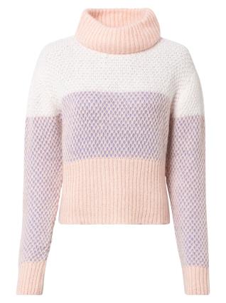 SKFK Pullover 'NORTZA'  roxo / rosé / branco