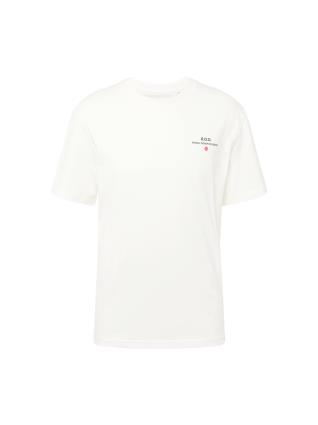 R.D.D. ROYAL DENIM DIVISION Camisa ' EDDY'  creme / vermelho / preto