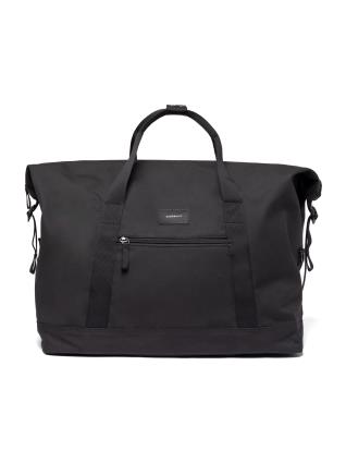 SANDQVIST Weekend bag 'Sture'  preto / branco