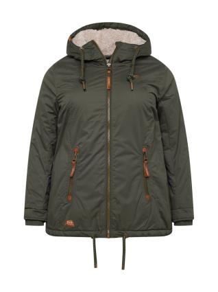 Ragwear Plus Casaco meia-estação 'ZUZKA'  caramelo / oliveira