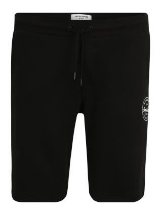 Jack & Jones Plus Calças 'SHARK'  preto / branco