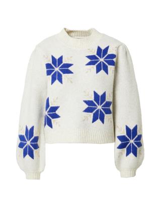 Lollys Laundry Pullover 'Suki'  bege / bege claro / azul