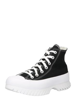 CONVERSE Sapatilhas altas 'Chuck Taylor All Star Lugged 2.0'  preto / branco
