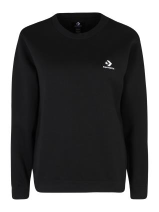 CONVERSE Sweatshirt  preto / branco