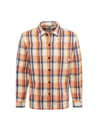 FARAH Camisa 'WHISTLER'  creme / marinho / amarelo / laranja