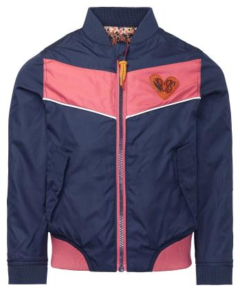 Noppies Casaco meia-estação 'Graz'  navy / salmão / branco