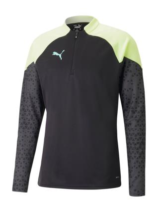 PUMA Camisa funcionais  aqua / verde claro / preto