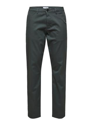 SELECTED HOMME Calças chino 'NEW MILES'  cinzento escuro